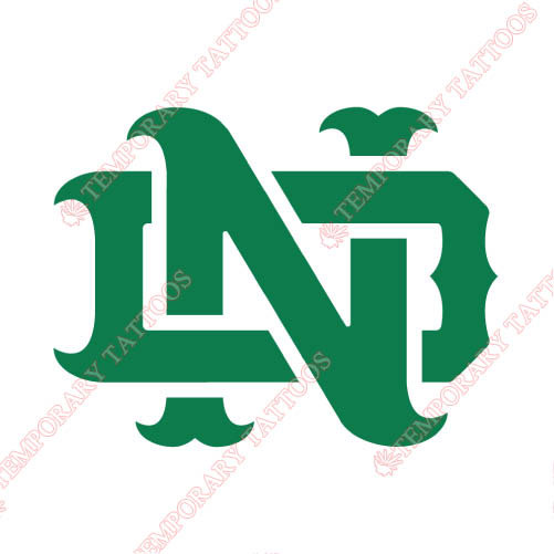 Notre Dame Fighting Irish Customize Temporary Tattoos Stickers NO.5718